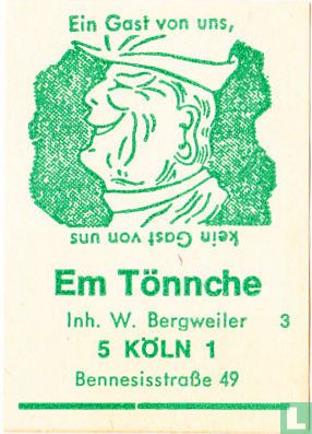 Em Tönnche - W. Bergweiler - Bild 1