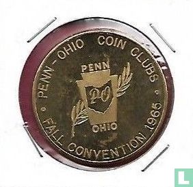 USA  Penn - Ohio Coin Clubs - Fall Convention  1965 - Afbeelding 1