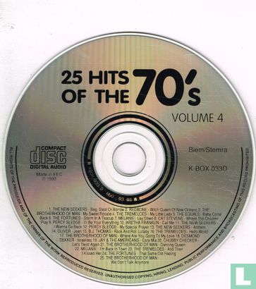 25 Hits of the 70's Volume 4 - Afbeelding 3