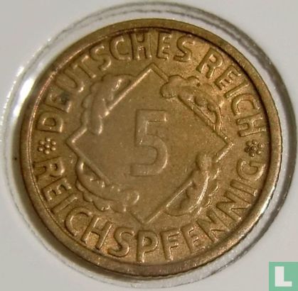 German Empire 5 reichspfennig 1935 (E) - Image 2