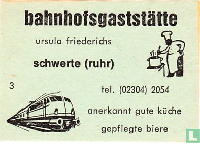 Bahnhofsgaststätte - Ursula Friederichs