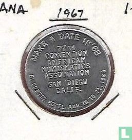 USA  77th Convention - American Numismatics Association (ANA)  1969 - Afbeelding 1