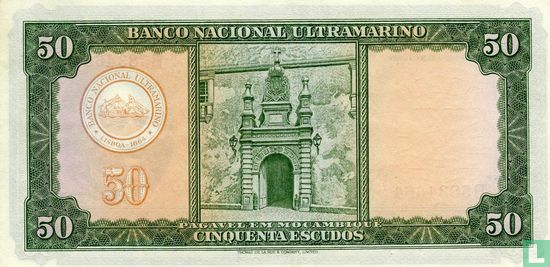 Mozambique 50 escudos 1958 - Image 2