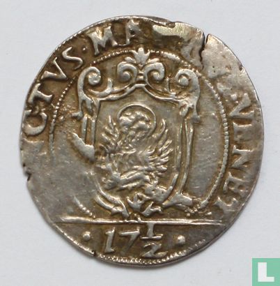 Italian States - Venice  17-1/2 soldi (1/8 scudo)  1631-1646 - Image 2