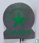 Esperanto de internationale taal [groen op zilver]