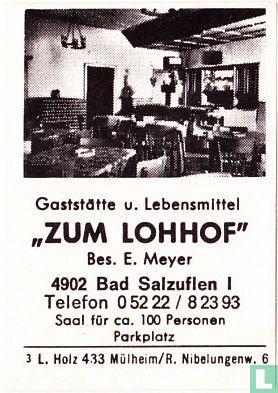 "Zum Lohhof" - E. Meyer - Afbeelding 1