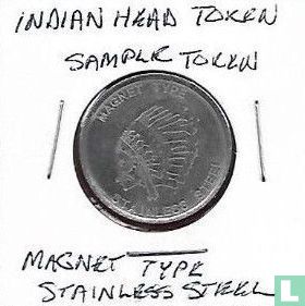 USA  Magnetic Type Stainless Steel - Indian Head  1983 - Image 1