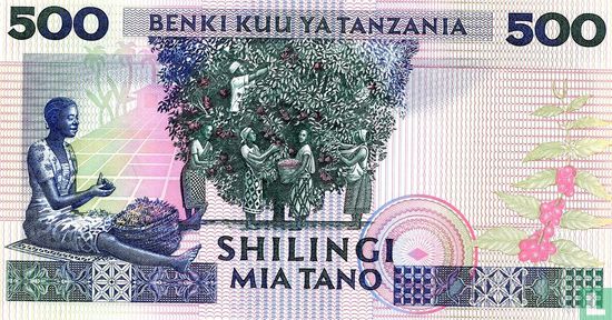 Tanzanie 500 Shilingi - Image 2