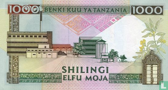 Tansania 1000 Shilingi 1990 - Bild 2
