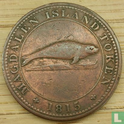 Îles de la Madeleine 1 penny 1815 - Image 1