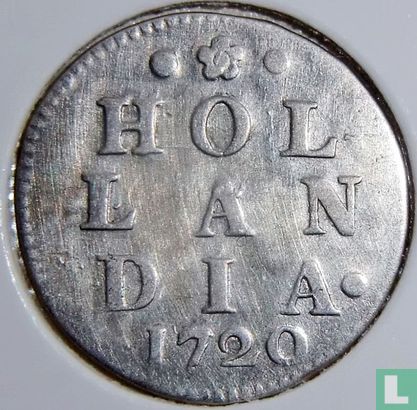Holland 2 stuiver 1720 - Afbeelding 1