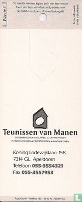 Weetje? 0935 - U En Uw NVM-Makelaar ´Teunissen van Manen, Apeldoorn` - Bild 2