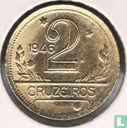Brazil 2 cruzeiros 1946 - Image 1