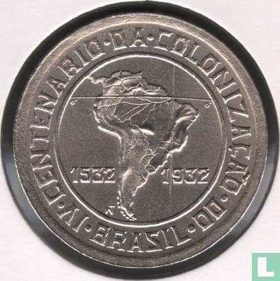 Brasilien 400 Réis 1932 "400th anniversary of Colonization" - Bild 1