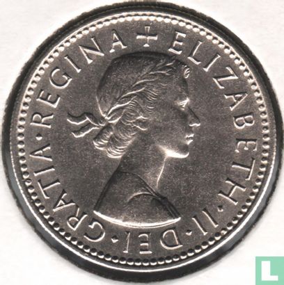 Verenigd Koninkrijk 1 shilling 1966 (engels) - Afbeelding 2