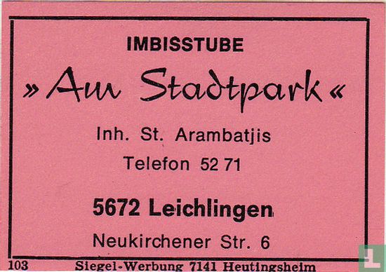 "Am Stadtpark" - St. Arambatjis