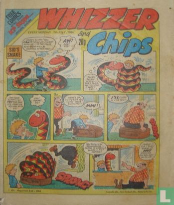 Whizzer and Chips 7th July 1984 - Afbeelding 1