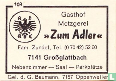 Gasthof "Zum Adler" - Fam. Zundel