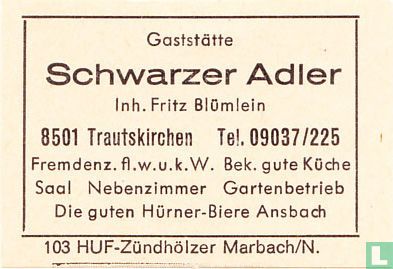 Schwarzer Adler - Fritz Blümlein
