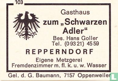 Zum "Schwarzer Adler" - Hans Goller