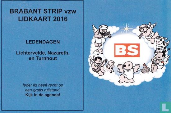 Brabant Strip lidkaart 2016 - Image 1