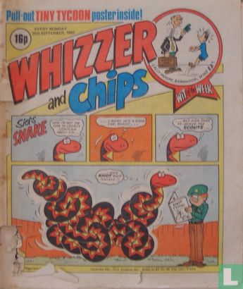 Whizzer and Chips 25th September 1982 - Afbeelding 1