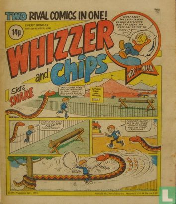 Whizzer and Chips 19th September 1981 - Afbeelding 1
