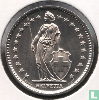 Switzerland 2 francs 1974 - Image 2