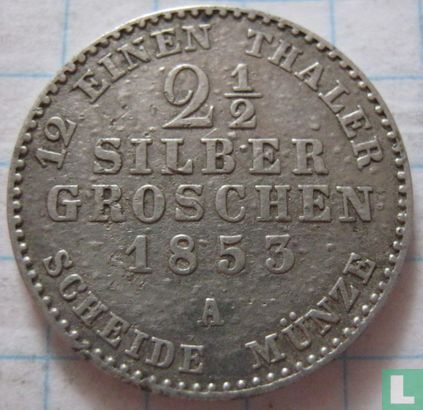 Preußen 2½ Silbergroschen 1853 - Bild 1