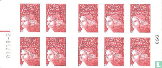 Carnet Marianne salon du timbre 2004 - Image 2