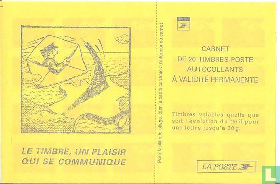 Carnet-Marianne-stamp-ein Vergnügen, die mitgeteilt wird - Bild 1