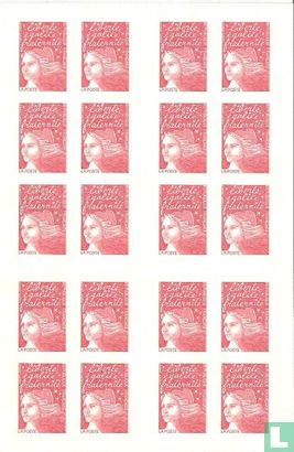 Carnet-Marianne-stamp-ein Vergnügen, die mitgeteilt wird - Bild 2