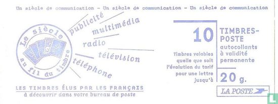 Carnet Marianne Le siècle au fil du timbre - Image 1