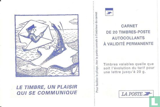Carnet-Marianne-stamp-ein Vergnügen, die mitgeteilt wird - Bild 1