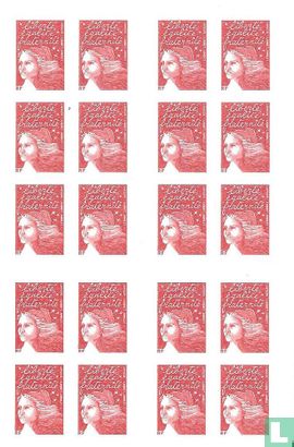 Carnet-Marianne-stamp-ein Vergnügen, die mitgeteilt wird - Bild 2