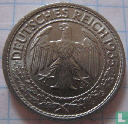 Deutsches Reich 50 Reichspfennig 1935 (Nickel - J) - Bild 1