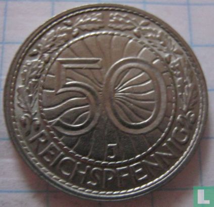 Deutsches Reich 50 Reichspfennig 1935 (Nickel - J) - Bild 2