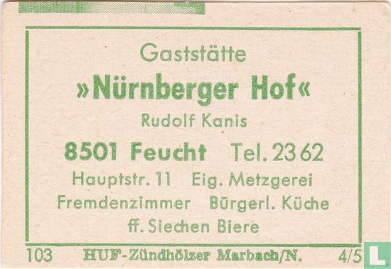 "Nürnberger Hof" - Rudolf Kanis