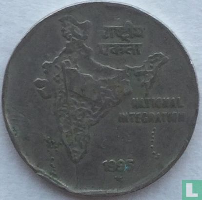 India 2 rupees 1995 (Hyderabad) - Afbeelding 1