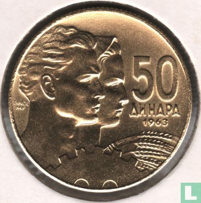 Jugoslawien 50 Dinara 1963 - Bild 1
