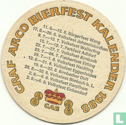 Graf Arco Bierfest Kalender  - Image 1