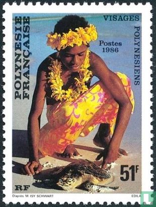 Gezichten Polynesiërs