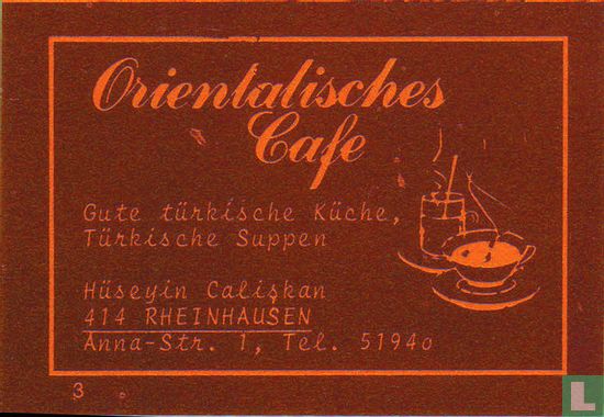 Orientalisches Cafe - Hüseyin Caliskan