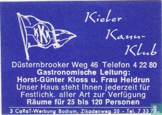Kieler Kanu Klub - Horst-Günter Kloss u. Frau Heidrun