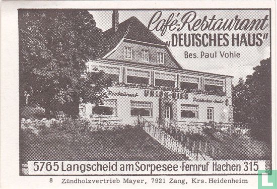 "Deutsches Haus" - Paul Vohle