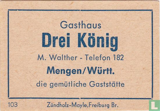 Drei König - M. Walther
