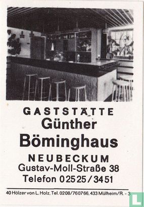 Gaststätte Günter Böminghaus