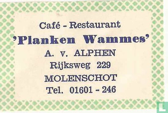 Café Restaurant Planken Wammes