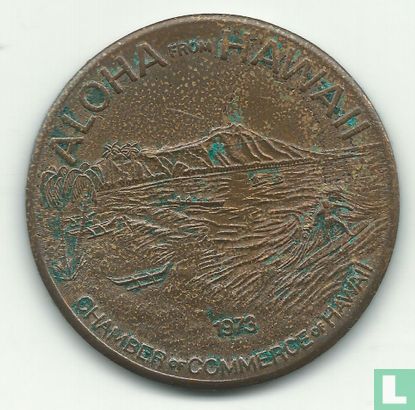 USA  Aloha from Hawaii  dollar  1973 - Bild 1