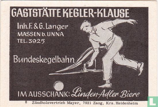 Gaststätte Zur Kegler Klause - F.&G. Langer